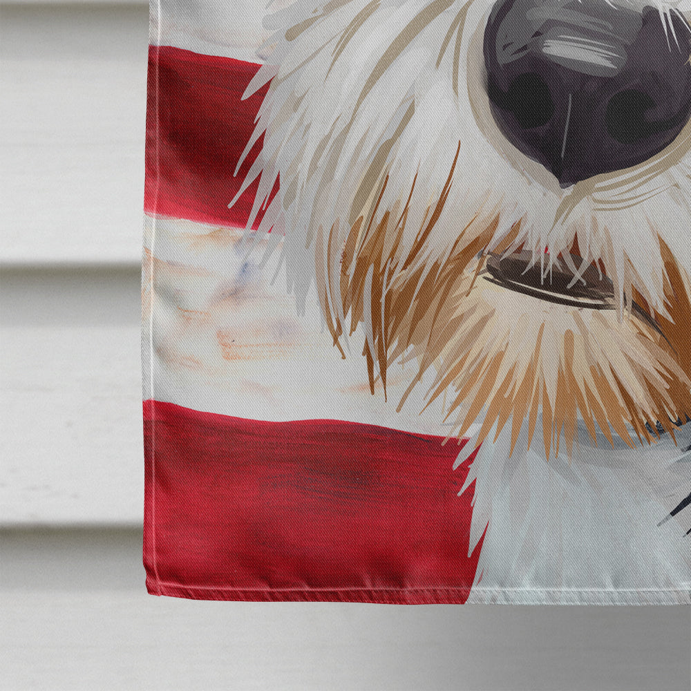 Griffon Nivernais Dog American Flag Flag Canvas House Size CK6554CHF