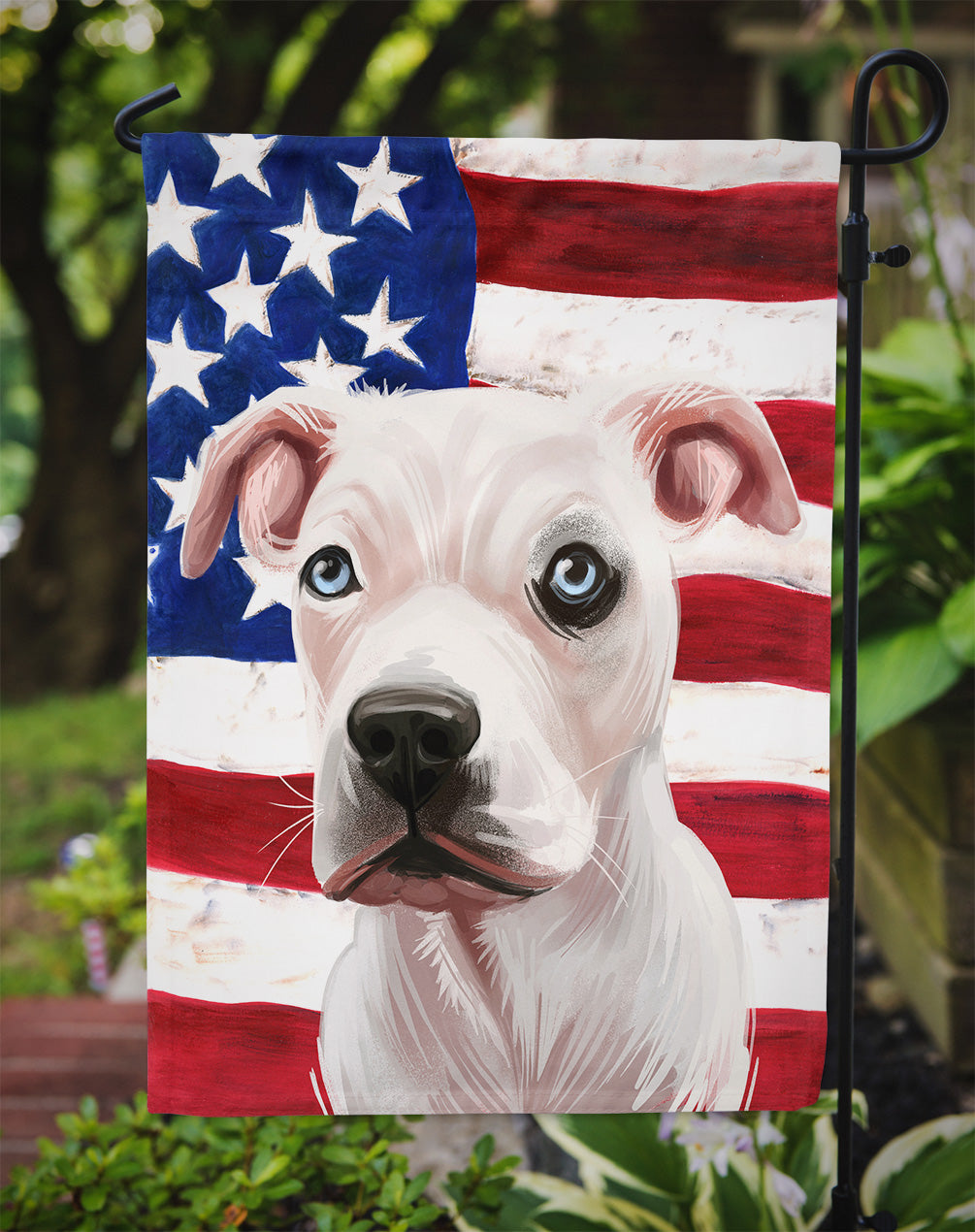 Guatemalan Dogo Dog American Flag Flag Garden Size CK6555GF