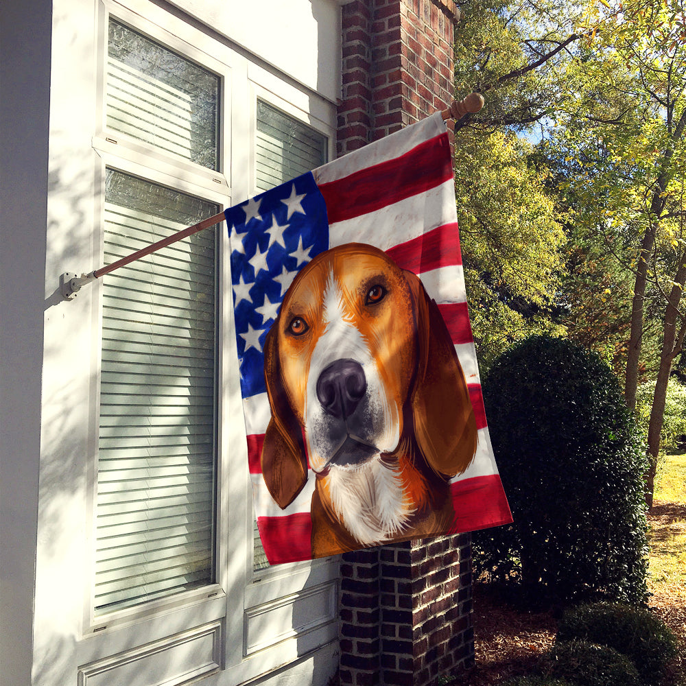 Hamiltonstovare Dog American Flag Flag Canvas House Size CK6556CHF