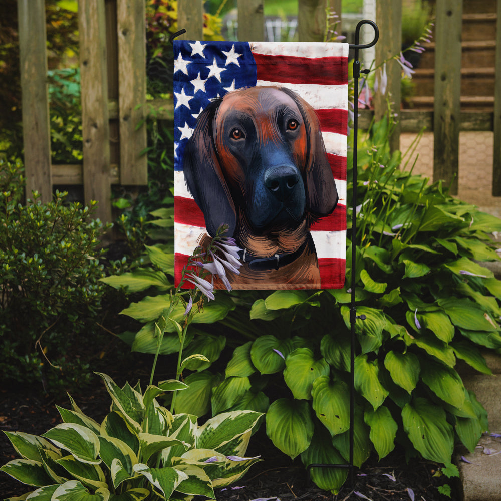 Hanover Hound Dog American Flag Flag Garden Size CK6557GF