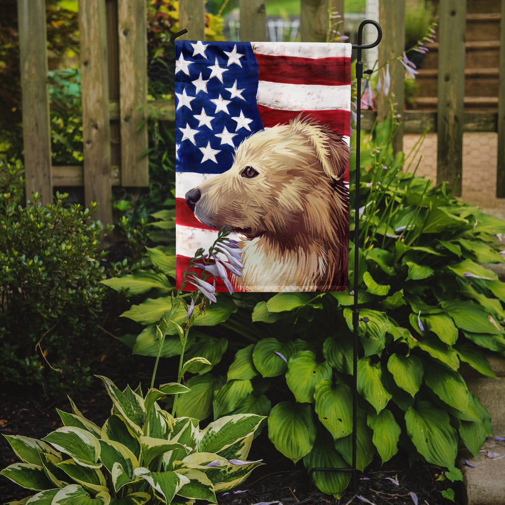 Himalayan Sheepdog Dog American Flag Flag Garden Size CK6559GF