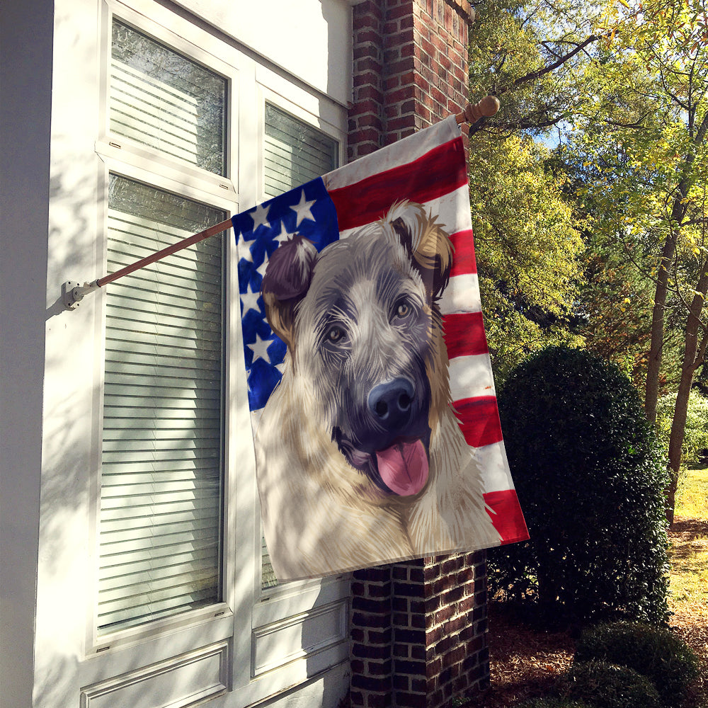 Kangal Dog American Flag Flag Canvas House Size CK6584CHF