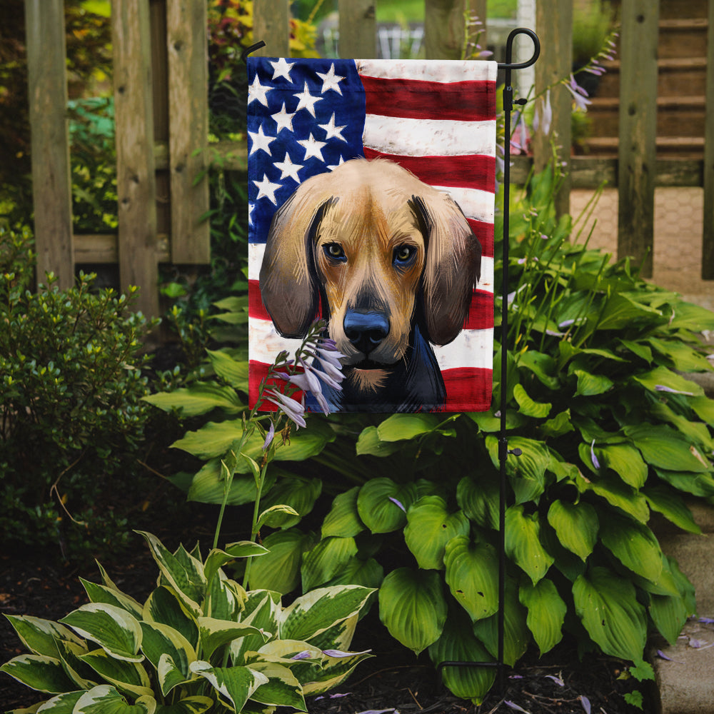 Kerry Beagle American Flag Flag Garden Size CK6589GF