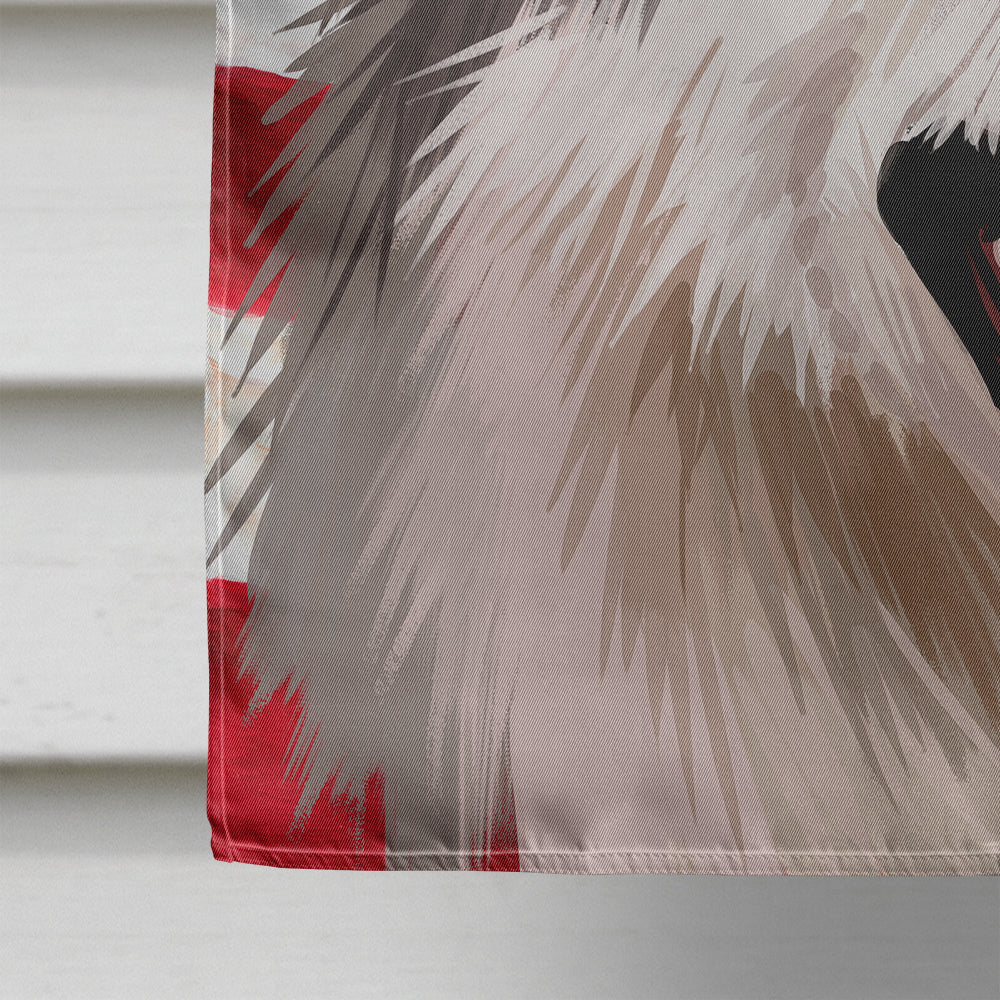 Northern Inuit Dog American Flag Flag Canvas House Size CK6629CHF