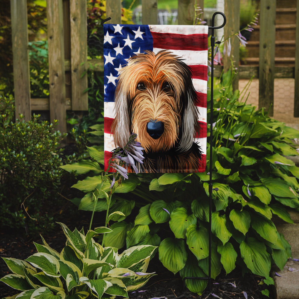 Otterhound Dog American Flag Flag Garden Size CK6636GF