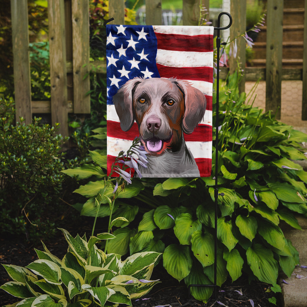 Pointer Dog American Flag Flag Garden Size CK6649GF
