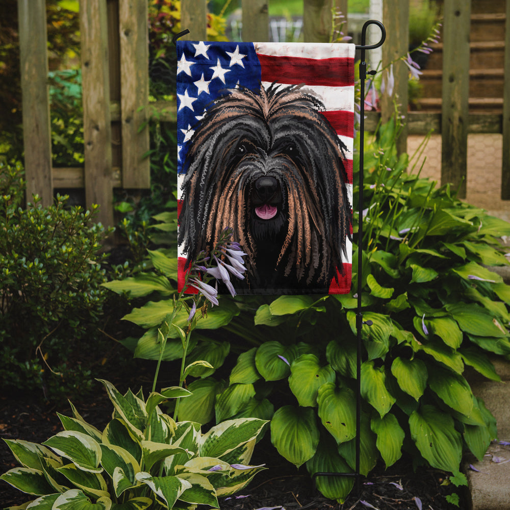 Puli Dog American Flag Flag Garden Size CK6666GF