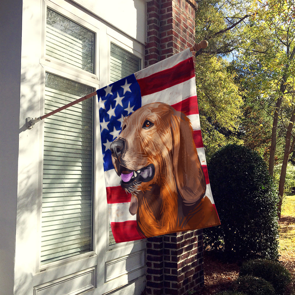 Segugio Italiano Dog American Flag Flag Canvas House Size CK6698CHF