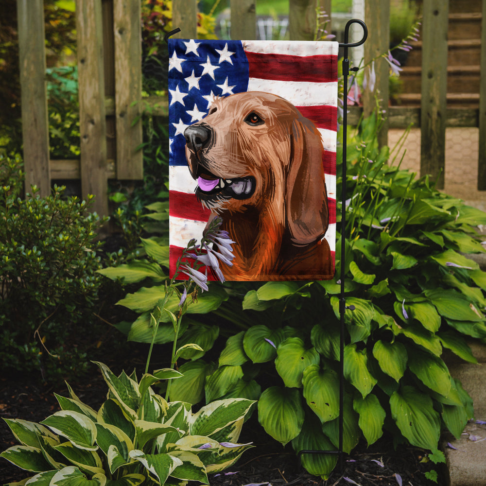 Segugio Italiano Dog American Flag Flag Garden Size CK6698GF