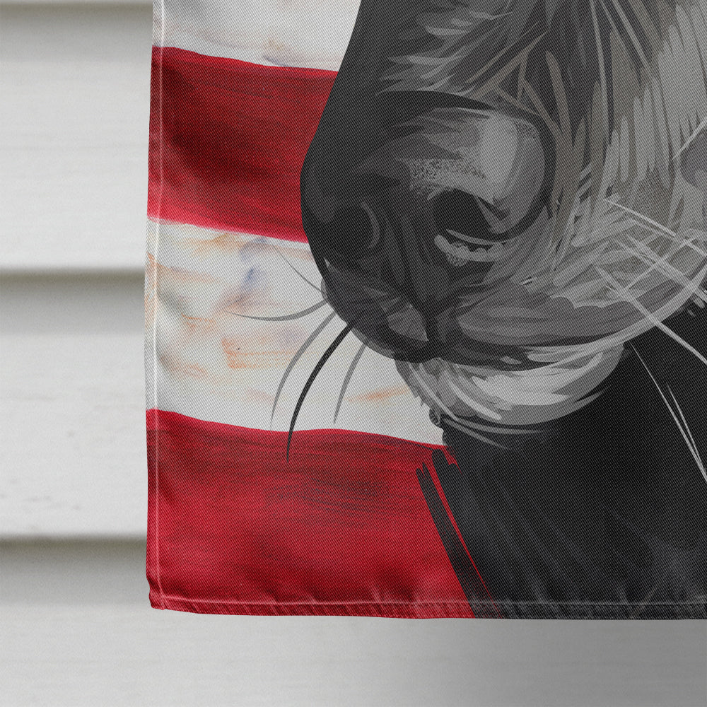 Seskar Seal Dog American Flag Flag Canvas House Size CK6701CHF