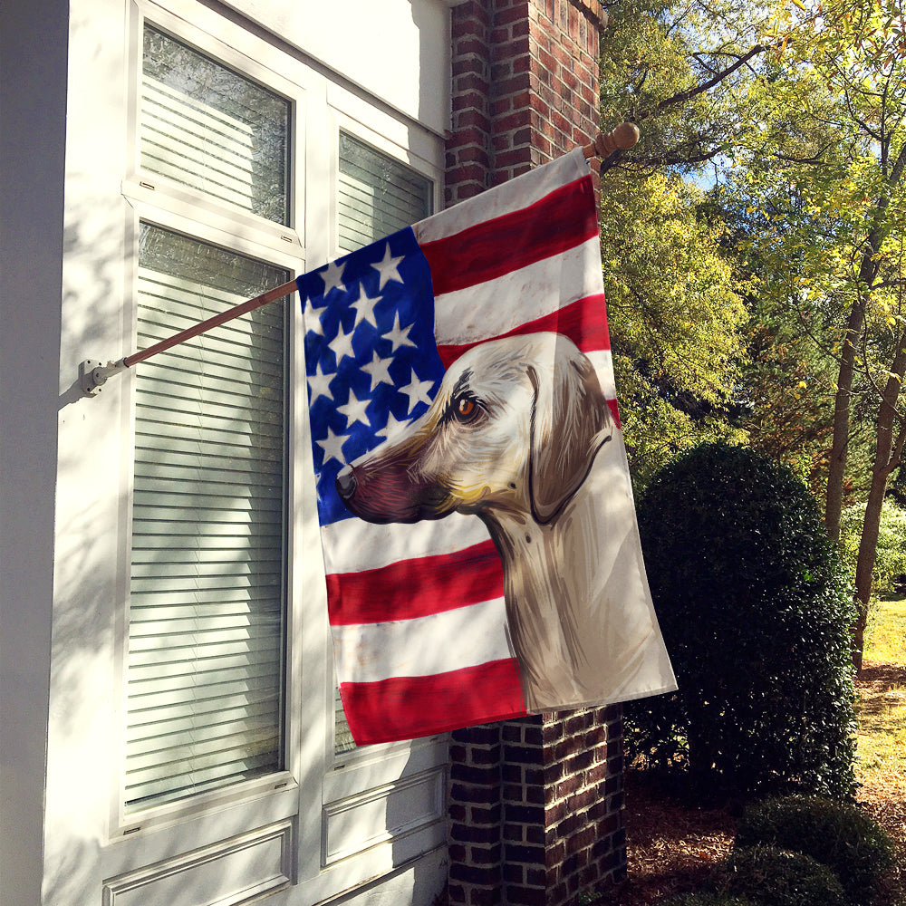 Sloughi Dog American Flag Flag Canvas House Size CK6710CHF