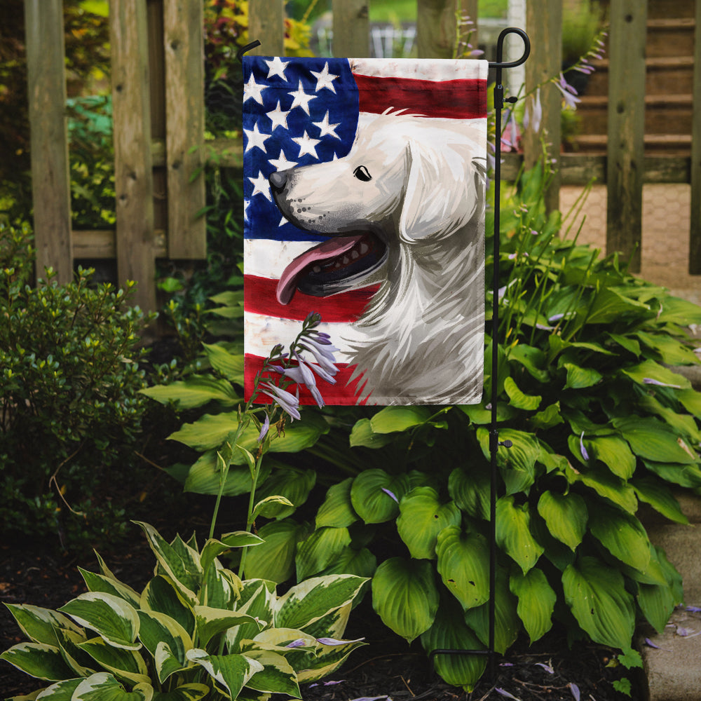 Slovak Cuvac Dog American Flag Flag Garden Size CK6711GF