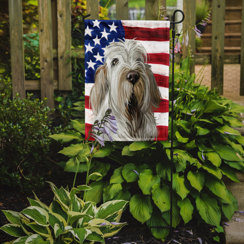 Spinone Italiano Dog American Flag Flag Garden Size CK6720GF