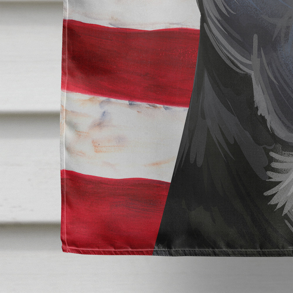 Stephens Cur Dog American Flag Flag Canvas House Size CK6727CHF