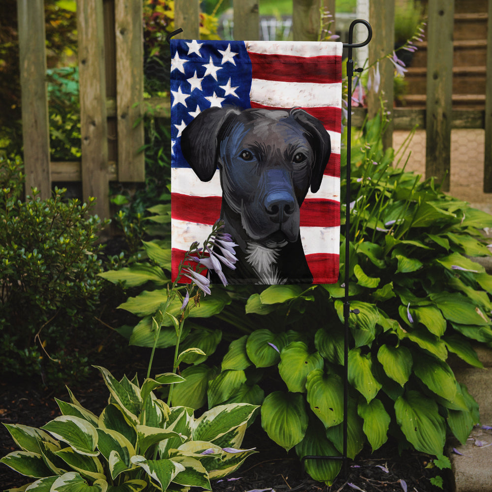 Stephens Cur Dog American Flag Flag Garden Size CK6727GF
