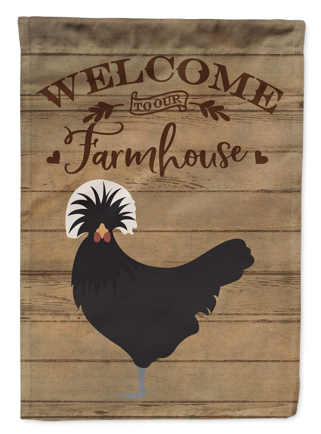 Polish Poland Chicken Welcome Flag Canvas House Size CK6778CHF