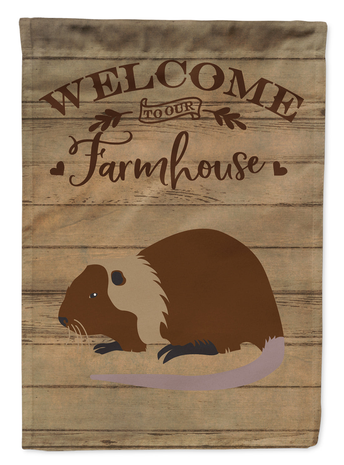 Coypu Nutria River Rat Welcome Flag Canvas House Size CK6823CHF
