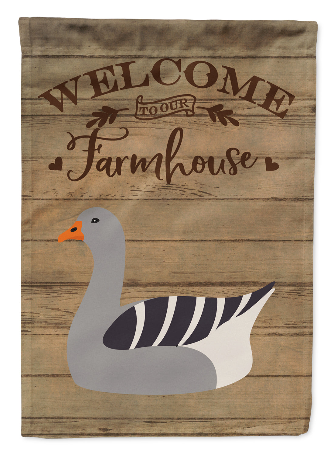 Pilgrim Goose Welcome Flag Canvas House Size CK6837CHF