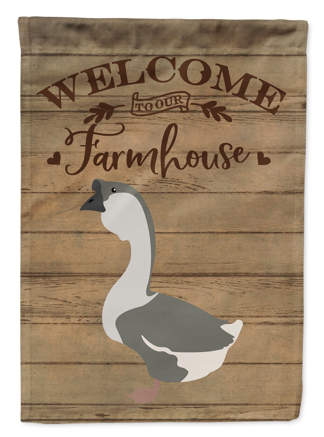 African Goose Welcome Flag Canvas House Size CK6843CHF