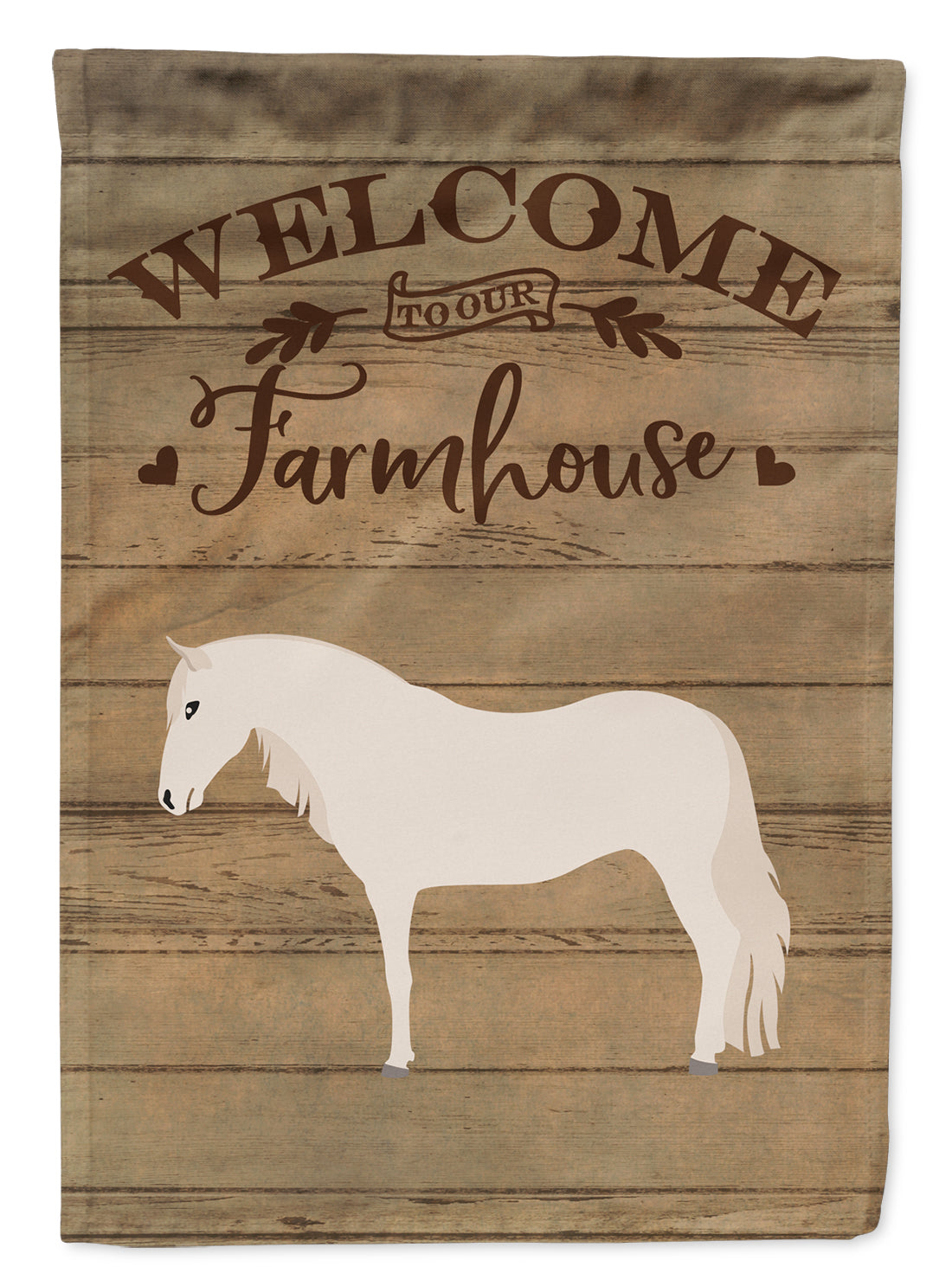 Paso Fino Horse Welcome Flag Canvas House Size CK6849CHF