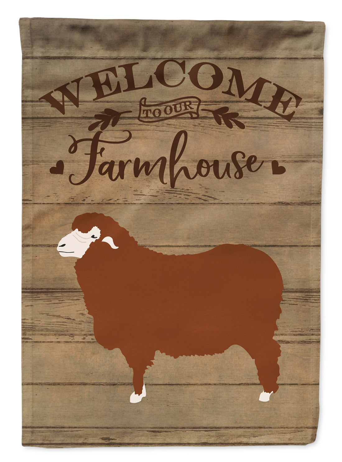 Merino Sheep Welcome Flag Canvas House Size CK6925CHF