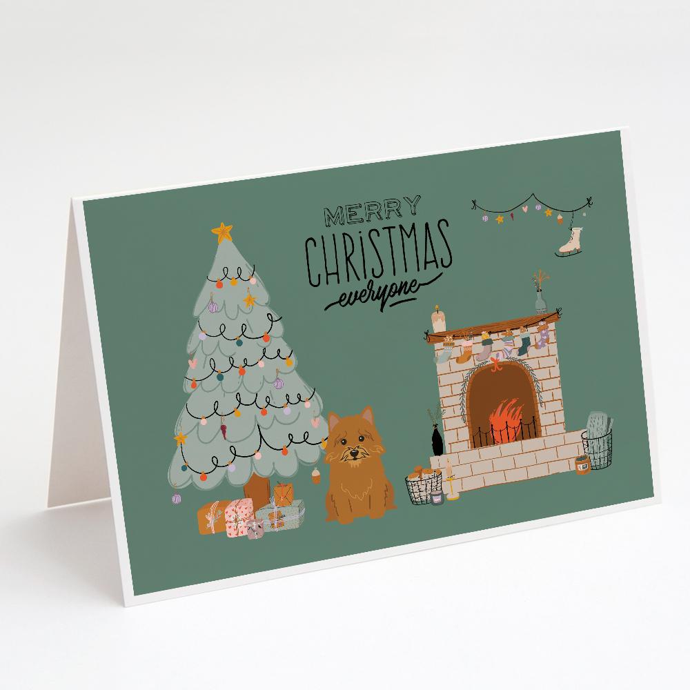 Buy this Norwich Terrier Christmas Everyone Greeting Cards and Envelopes Pack of 8