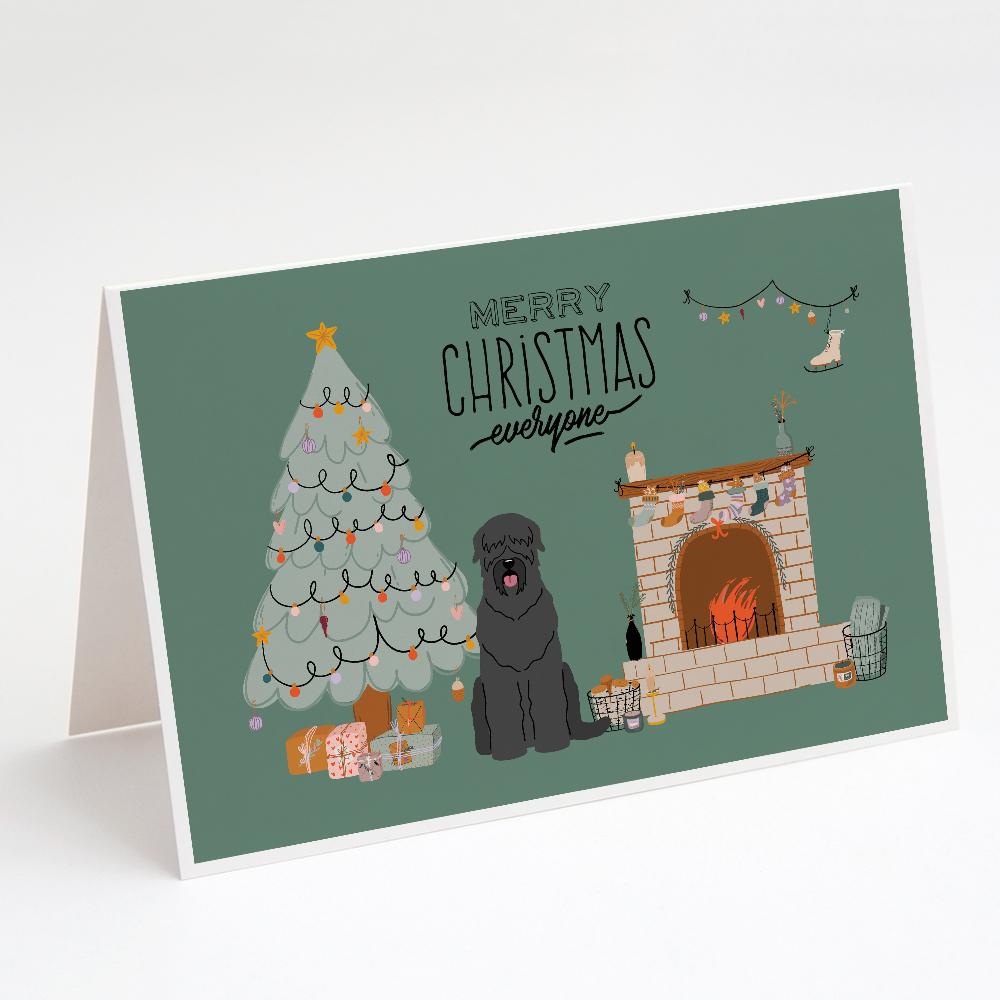 Buy this Black Russian Terrier Christmas Everyone Greeting Cards and Envelopes Pack of 8