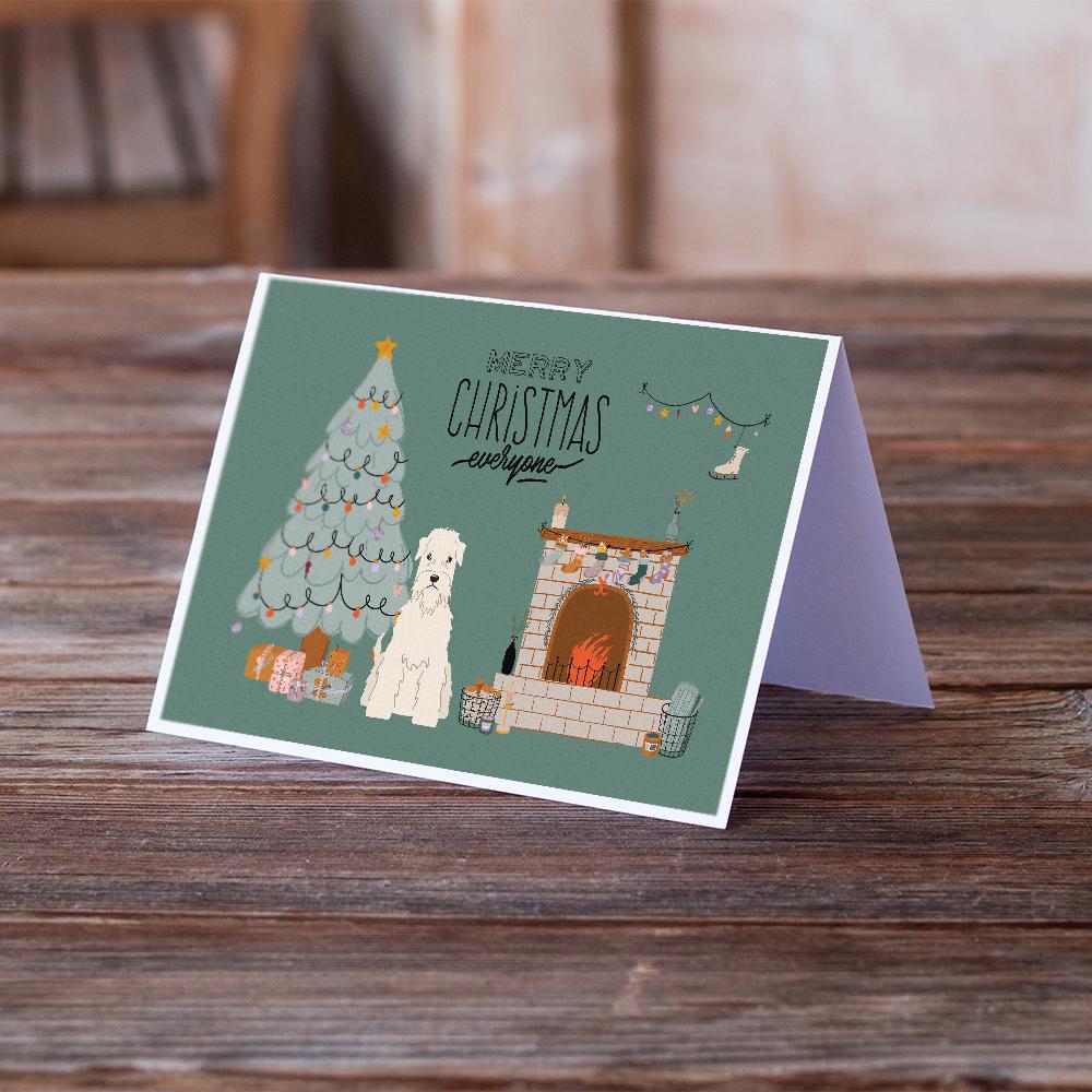 Buy this Soft Coated Wheaten Terrier Christmas Everyone Greeting Cards and Envelopes Pack of 8