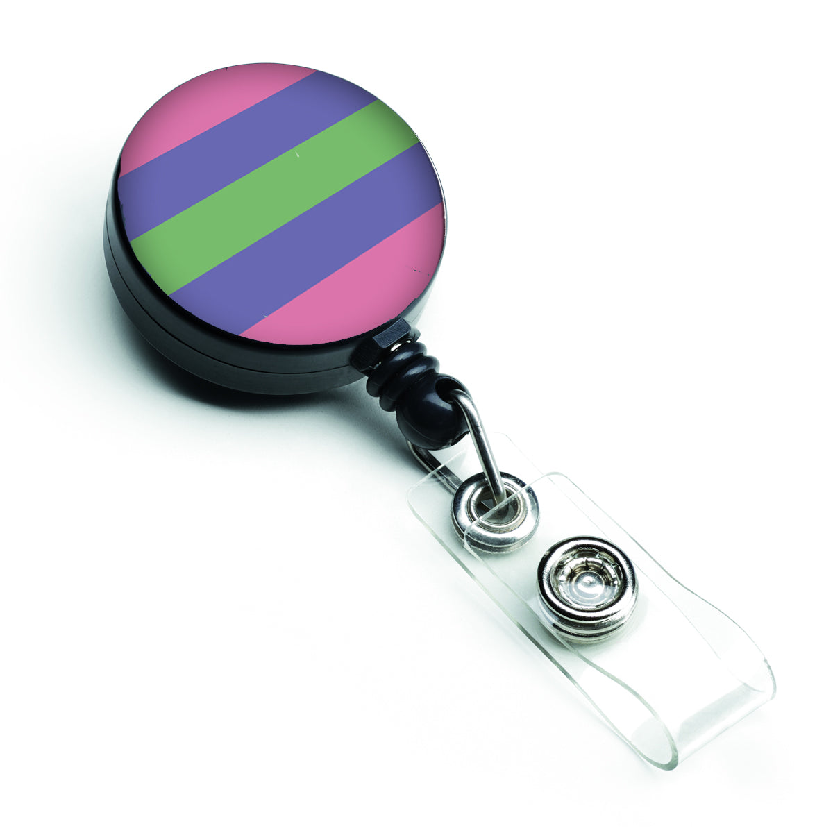 Trigender Pride Retractable Badge Reel