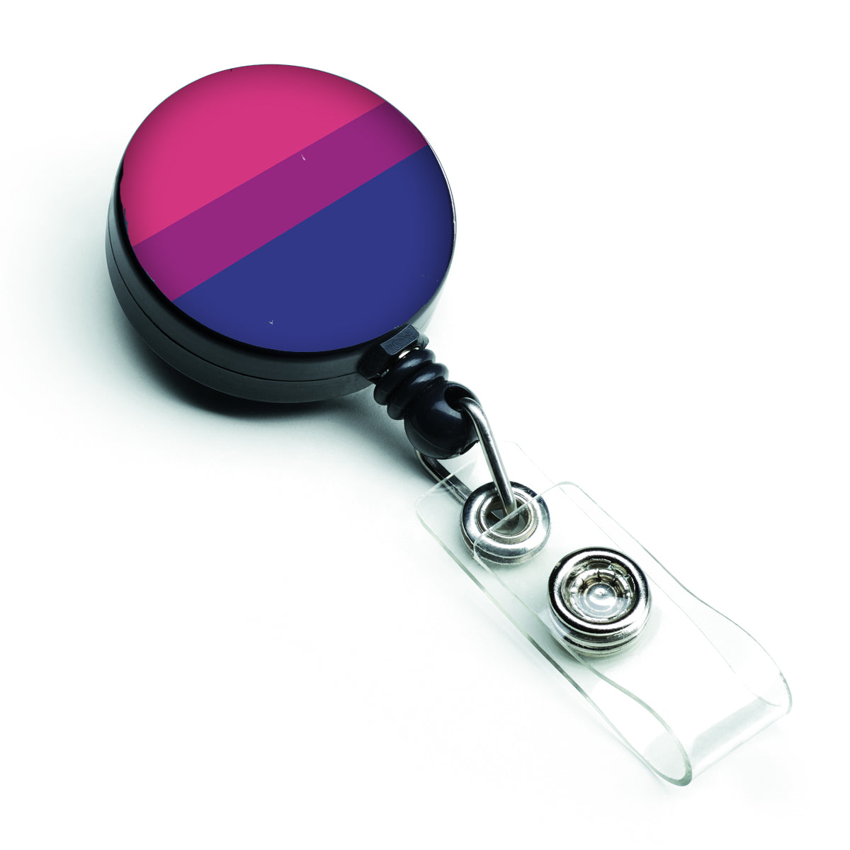 Bisexual Pride Retractable Badge Reel