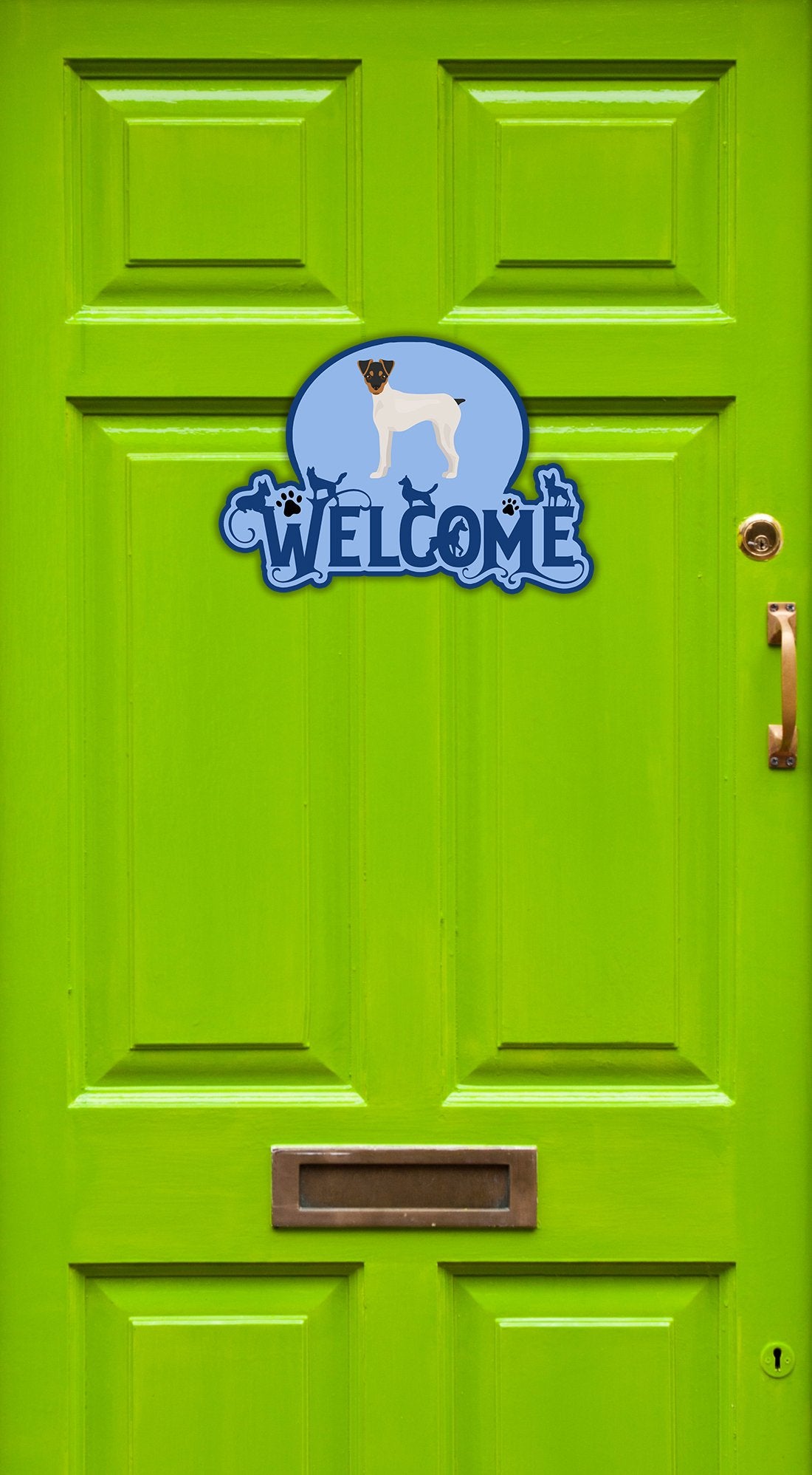 Buy this Japanese Terrier Welcome Door Hanger Decoration