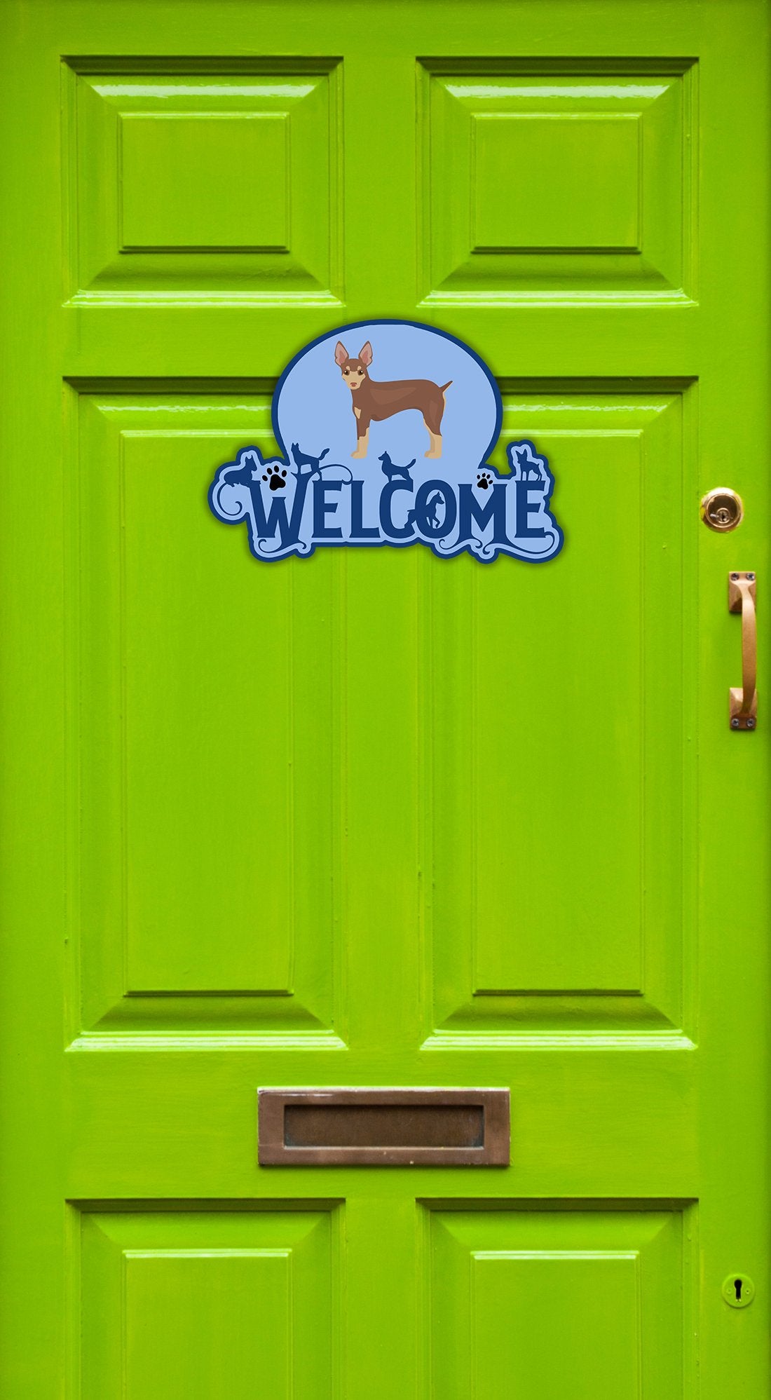 Buy this Miniature Fox Terrier Welcome Door Hanger Decoration