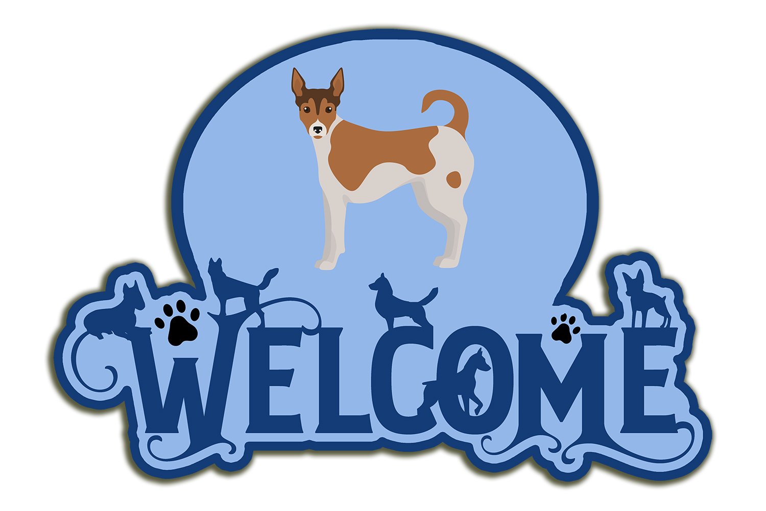 Buy this Tenterfield Terrier Welcome Door Hanger Decoration