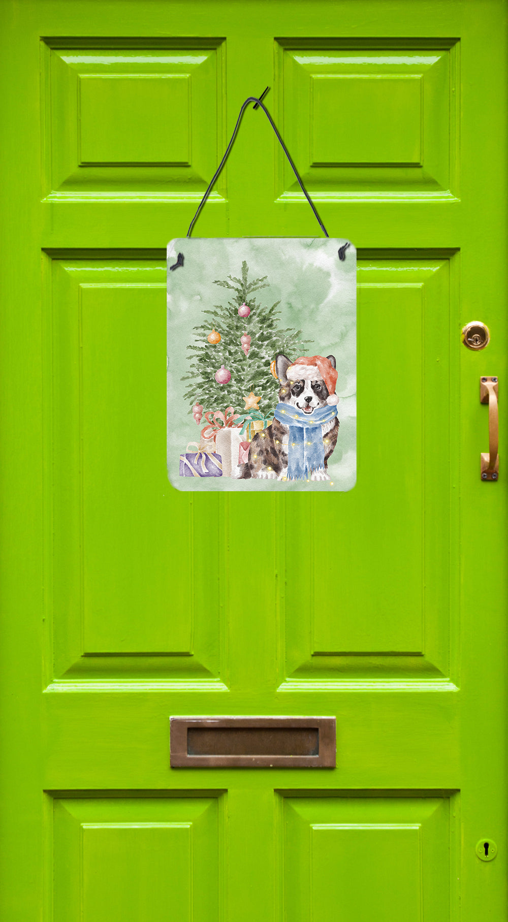 Buy this Christmas Cardigan Corgi Wall or Door Hanging Prints