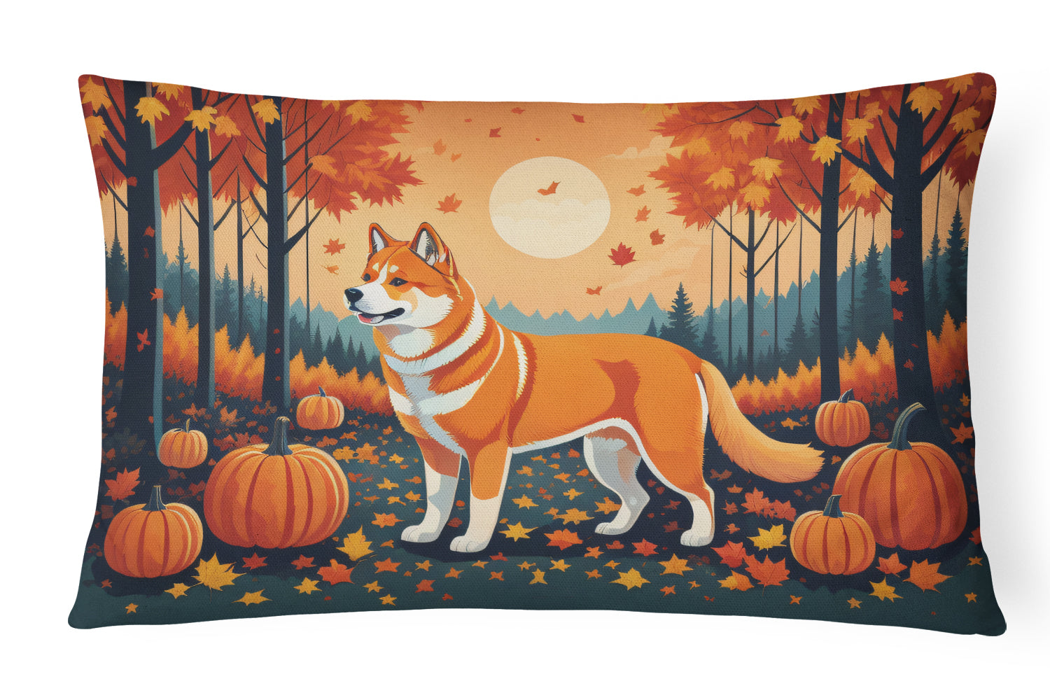 Buy this Akita Fall Fabric Decorative Pillow