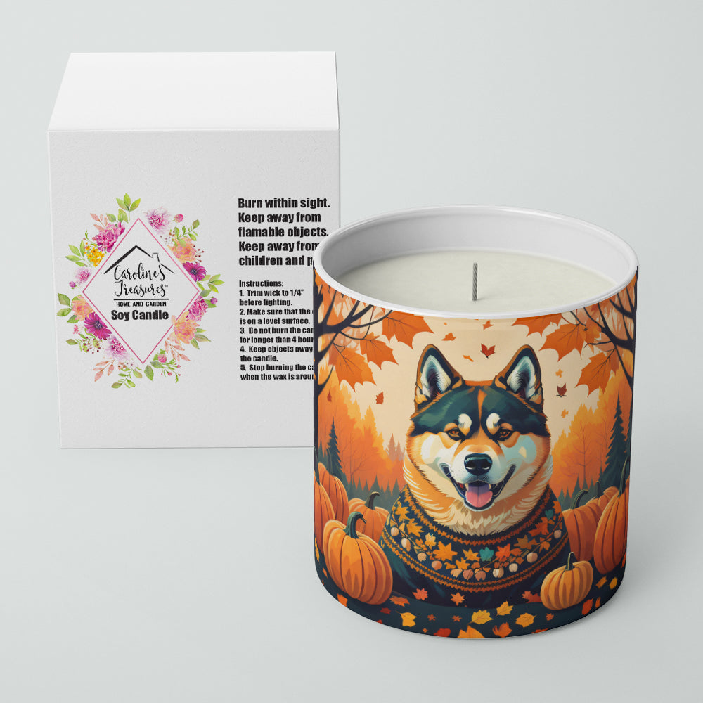 Buy this Akita Fall Decorative Soy Candle
