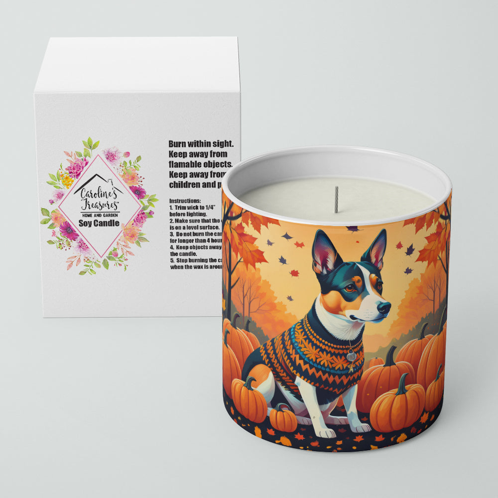 Buy this Basenji Fall Decorative Soy Candle