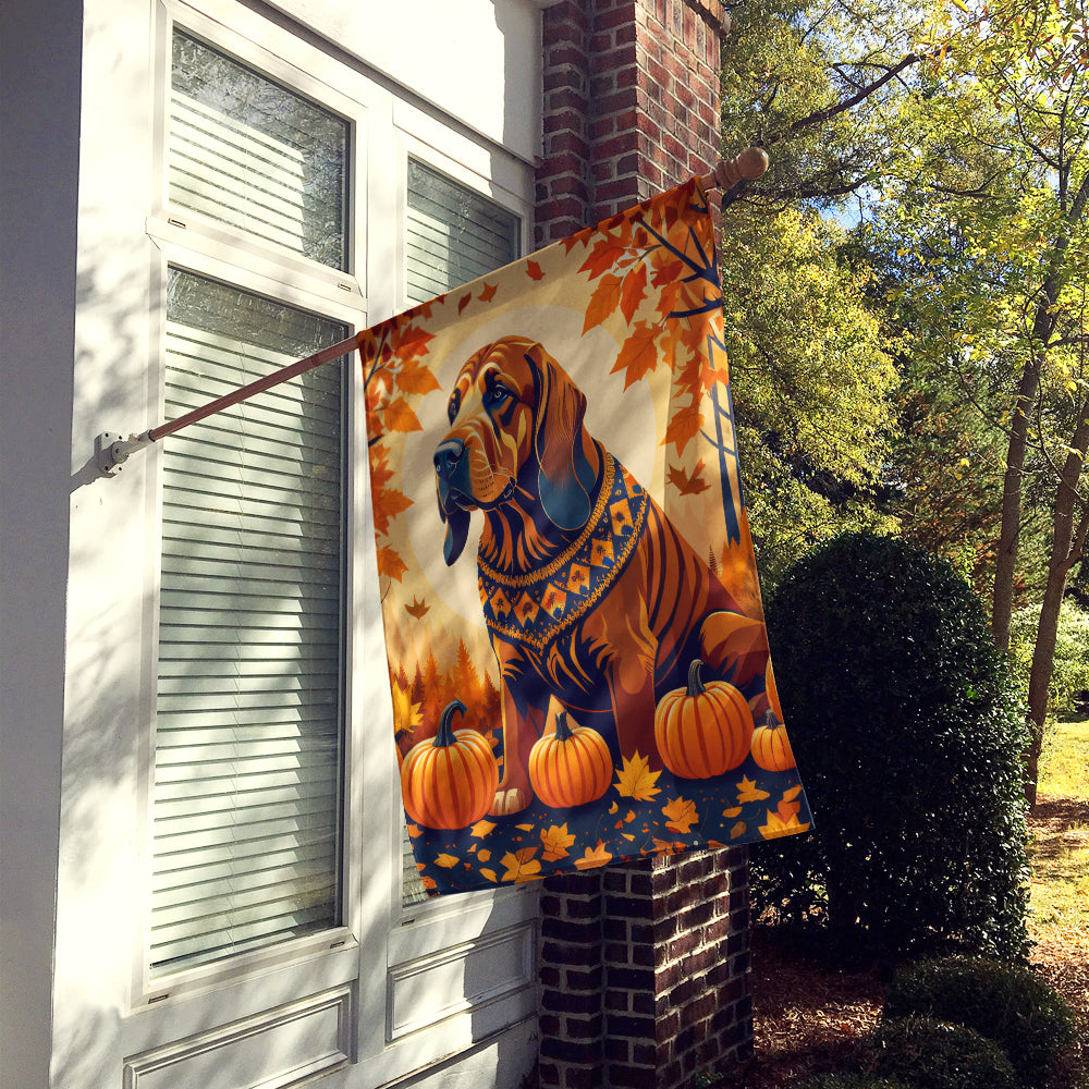 Buy this Bloodhound Fall House Flag