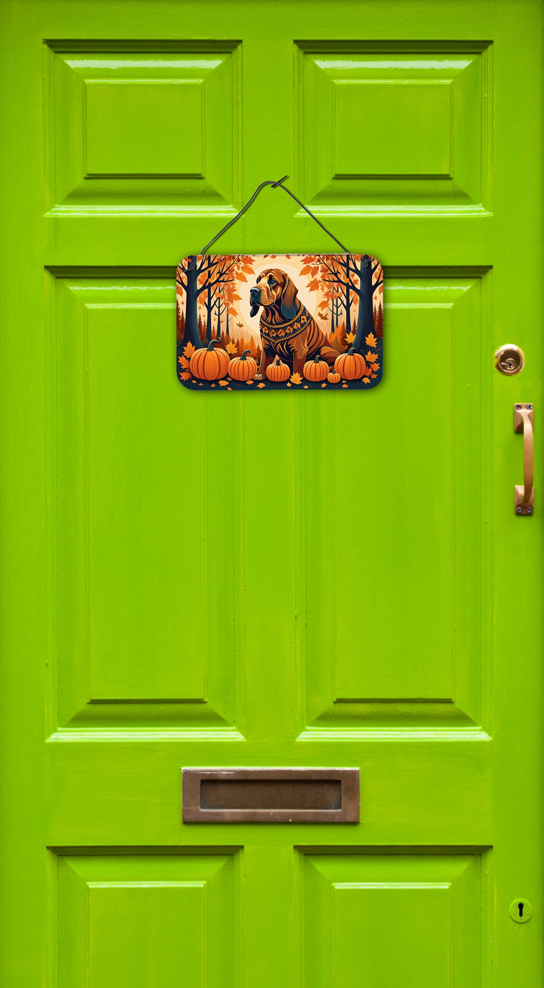 Buy this Bloodhound Fall Wall or Door Hanging Prints