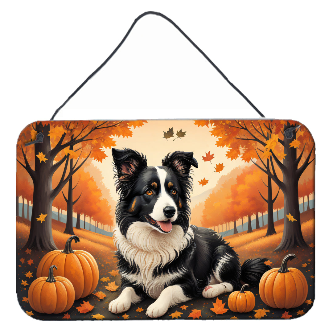 Buy this Border Collie Fall Wall or Door Hanging Prints