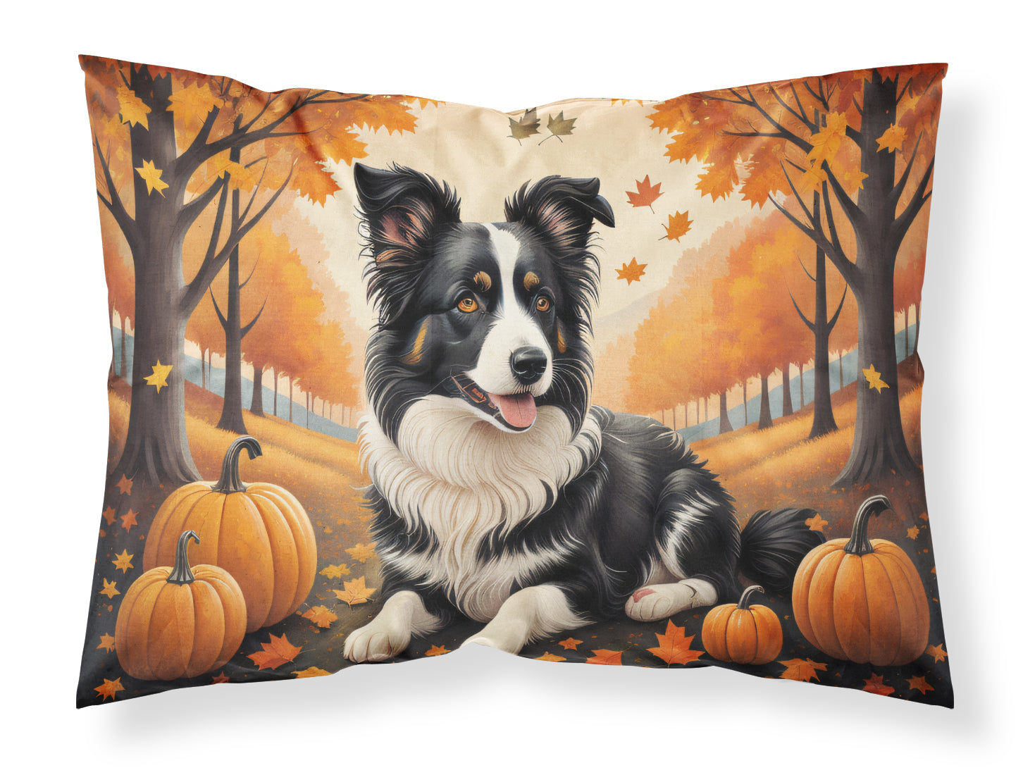 Buy this Border Collie Fall Fabric Standard Pillowcase