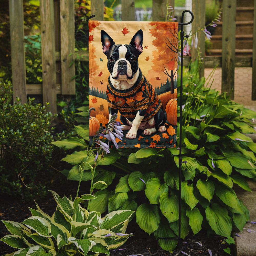 Buy this Boston Terrier Fall Garden Flag