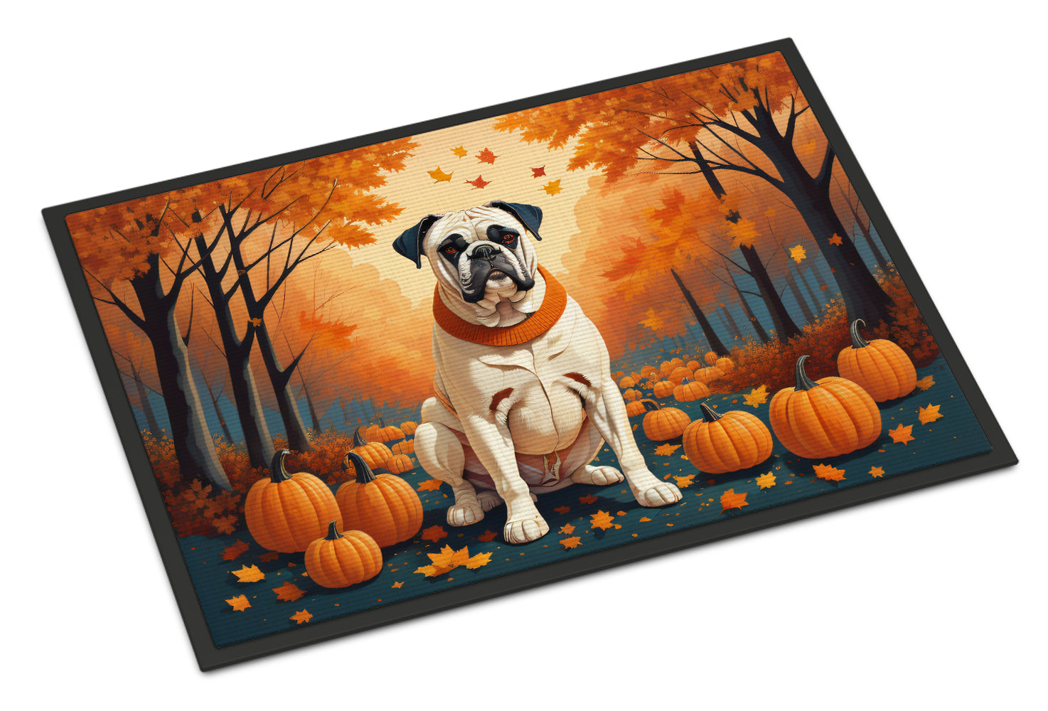 Buy this White Boxer Fall Doormat 18x27