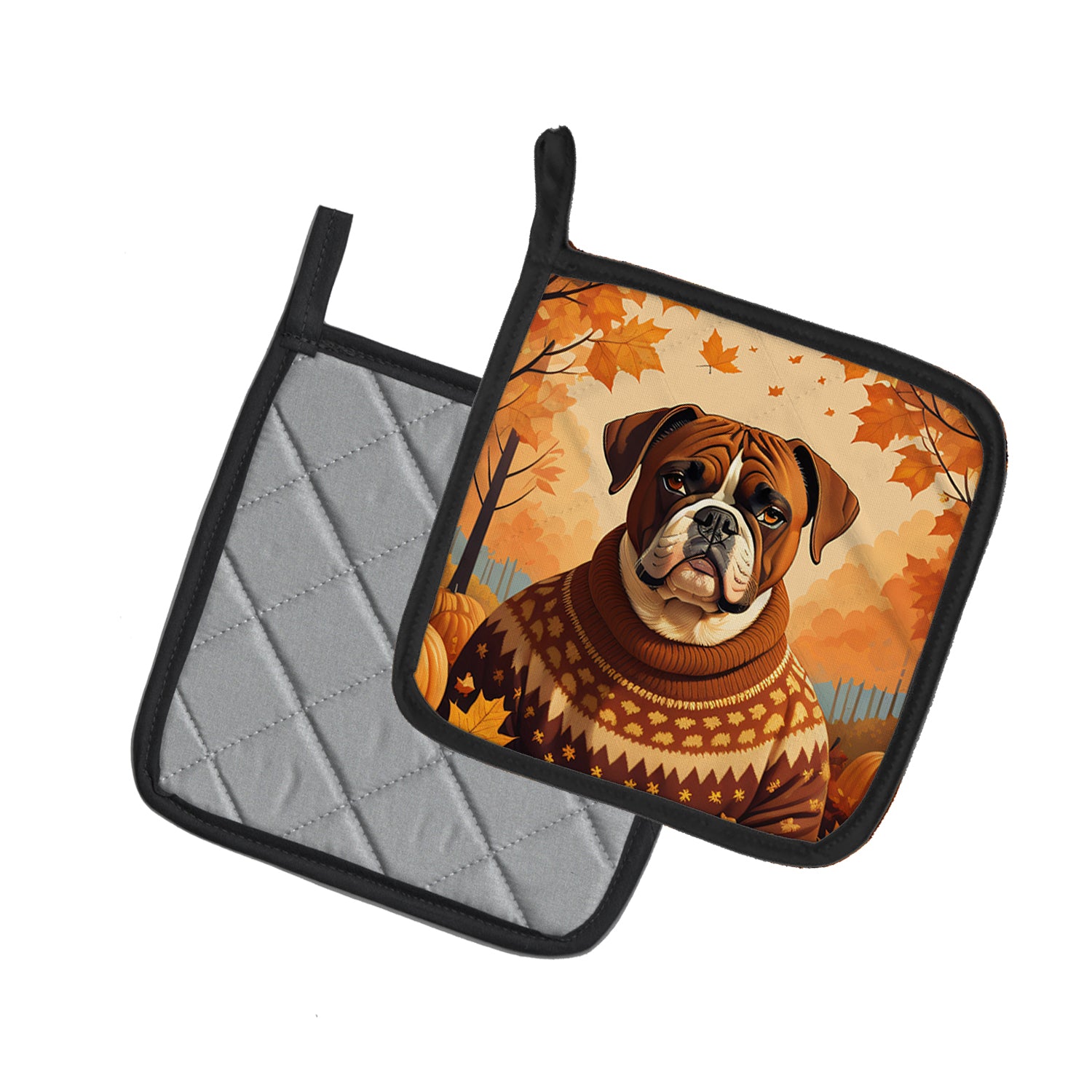 Buy this Boxer Fall Pair of Pot Holders