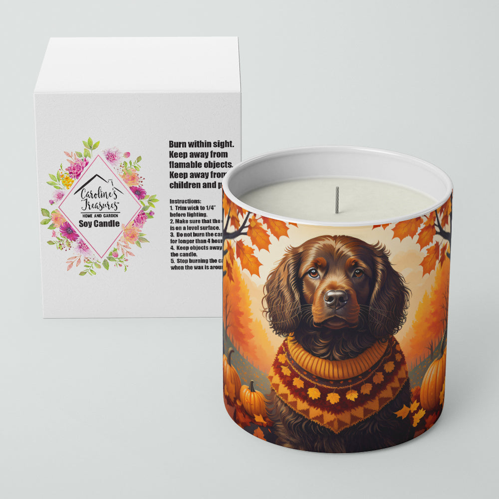 Buy this Boykin Spaniel Fall Decorative Soy Candle