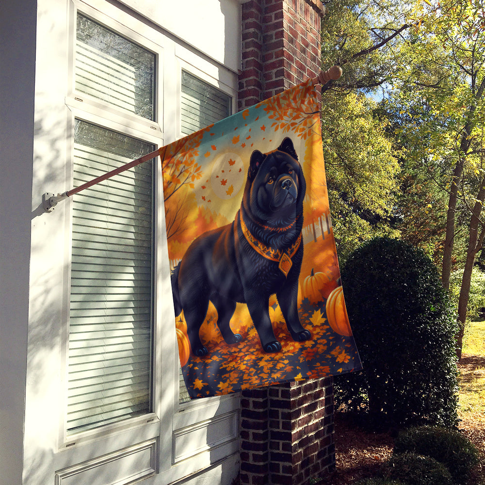 Buy this Black Chow Chow Fall House Flag