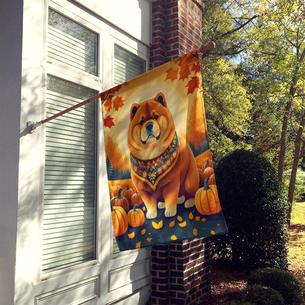 Buy this Chow Chow Fall House Flag