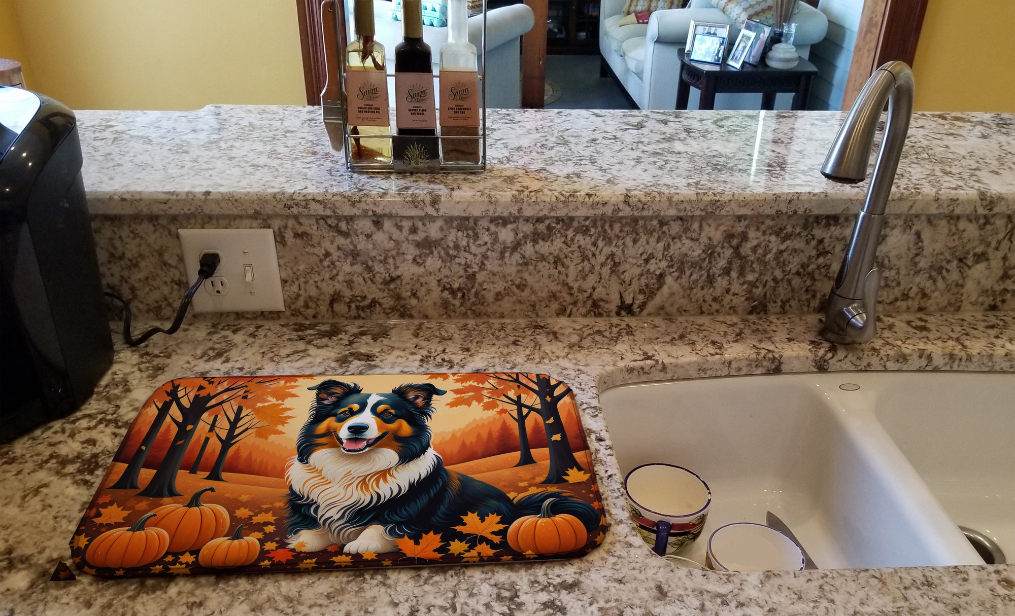 Buy this Collie Fall Dish Drying Mat
