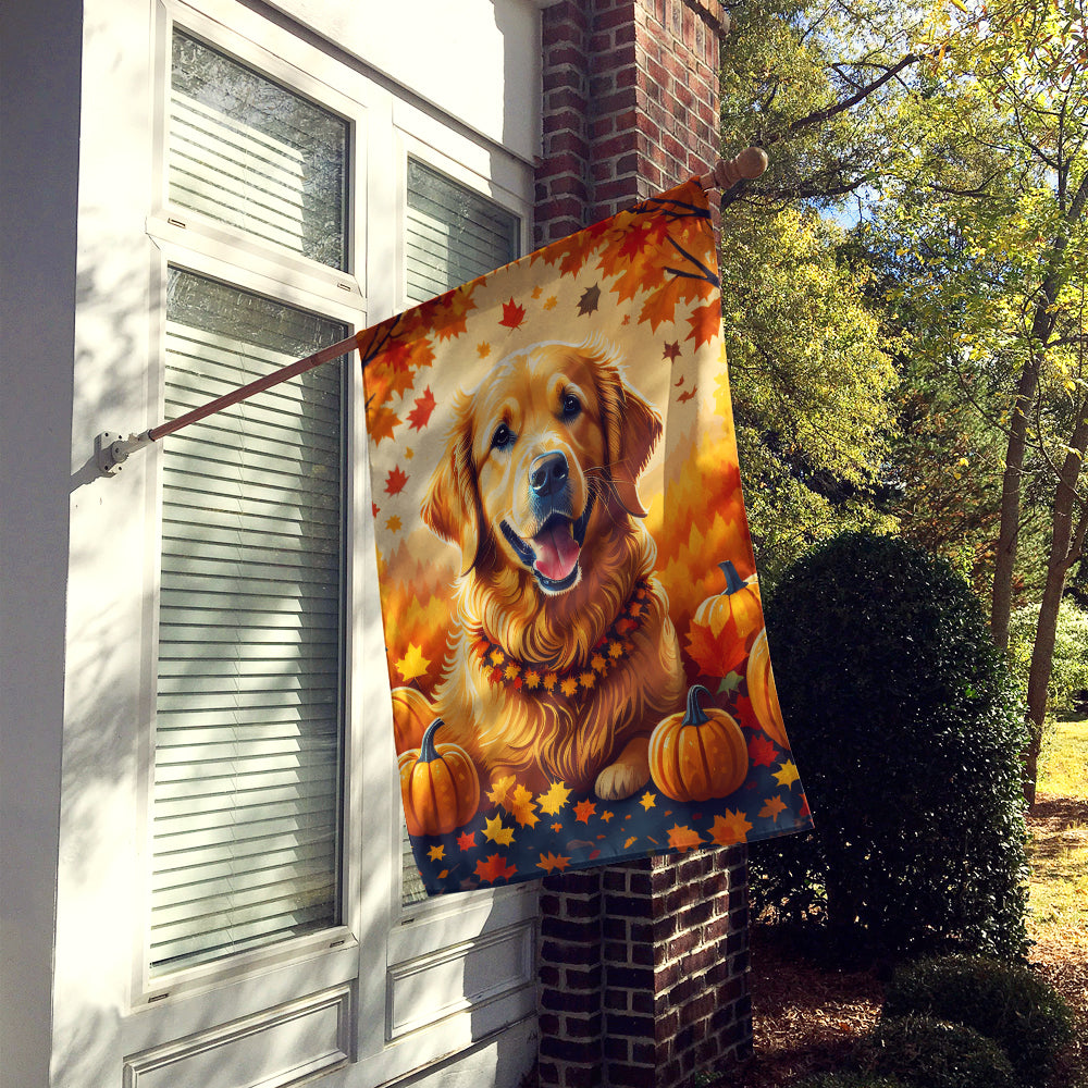 Buy this Golden Retriever Fall House Flag