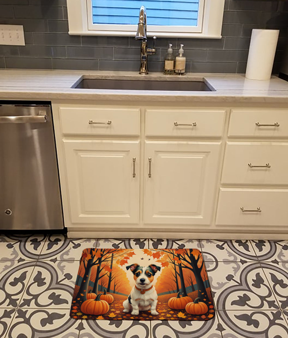 Buy this Jack Russell Terrier Fall Memory Foam Kitchen Mat